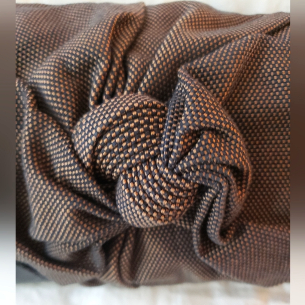 Fendi knotted canvas Baguette 12x6 - Picture 4 of 15